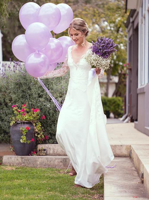 Charming Long Sleeves Backless White Lace Outside Sheath Wedding Dresses Bridal Dress