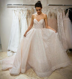 Shiny Sequin Strapless Prom Dresses Formal Evening Dress Gowns