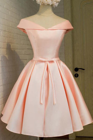 Off the Shoulder Elegant Homecoming Dresses Short Prom Dresses Party Gowns