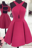 Off the Shoulder New Open Back Short Prom Dress Homecoming Dresses