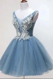 Charming Lace Appliques Off the Shoulder Short Cute Prom Dress Homecoming Dresses