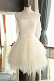 Charming Tiered Skirt Lace Cute Homecoming Dresses Short Prom Dresses Party Gowns