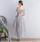 Front Short Long Back New Arrival Appliques Prom Homecoming Dresses Party Dress