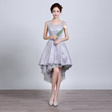 Lace New Arrival Front Short Long Back Homecoming Dress Prom Gowns Graduation Dresses