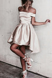 Long Back Elegant Front Short Charming Prom Homecoming Dresses Cocktail Dress