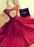 Lace Short Hot Sales Burgundy Homecoming Dresses Prom Dress Party Gowns