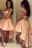 Front Short Long Back Blush Pink Charming Homecoming Dresses Prom Cute Dress For Party