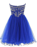Sweetheart Burgundy Empire Waist Homecoming Dresses Short Prom Cocktail Dress