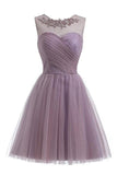 Off the Shoulder Tulle Elegant Cute Homecoming Dress Party Gowns Prom Dresses