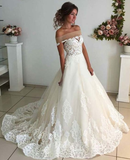 New Arrival Lace Appliques Princess High Quality Wedding Dresses Bridal Dress Wedding Gowns