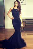 Appliques Black Mermaid Prom Dress Evening Dresses Party Gowns