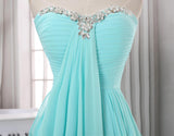 Chiffon Sweetheart Long Prom Dress Evening Gown Party Dresses