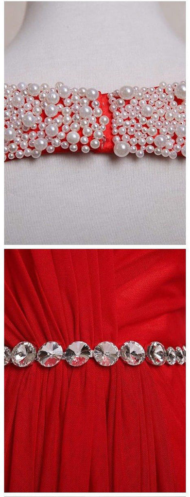 Backless Cap Sleeves Red Real Picture Floor Length Prom Dresses Evening Party Dress Gown