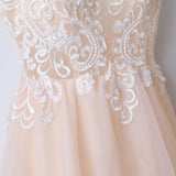 Spaghetti Straps A Line Lace Appliques Real Picture Prom Dresses Wedding Evening Dress