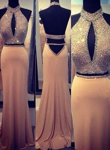 Open Back Backless Prom Dresses Evening Dresses