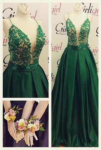 Beaded Sheer Bodice And Cap Sleeves Long Prom Dress - Laurafashionshop