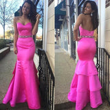 Long Trumpet Mermaid Sweetheart Satin 2022 prom dresses