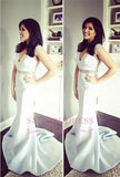 Sweetheart Neckline Burgundy Mermaid Prom Dress Evening Party Gown