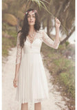 A-Line Short  Real Made  Lace New Arrival Wedding Dress - Laurafashionshop