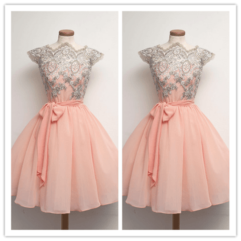 Blush Pink Sweet 16 Dress Party Dress Prom Dress - Laurafashionshop