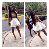 Cute Wonderful Lace Homecoming Dress Prom Dresses - Laurafashionshop