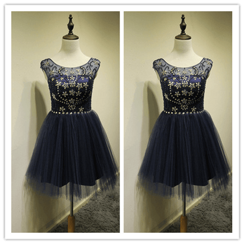 Cute Tulle Short Prom Dress for girls Prom Dresses - Laurafashionshop