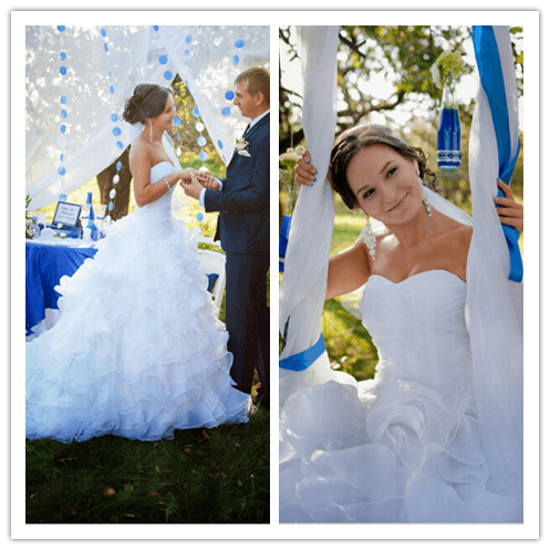 Charming Sweetheart Custom Made Wedding Dresses - Laurafashionshop