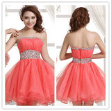 Sweet 16 Dress Coral Sexy Homecoming Dresses Prom Dresses - Laurafashionshop
