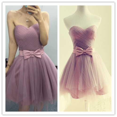 Short Latest Pink Cute Fashion Prom Dress - Laurafashionshop