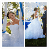 Charming Custom Made Sweetheart Long Wedding Dresses - Laurafashionshop