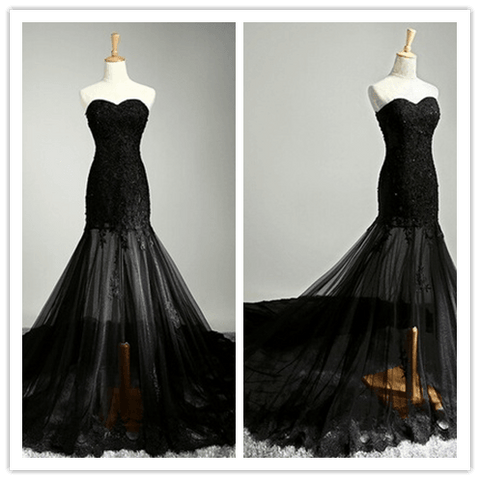 Charming Sweetheart Mermaid Prom Dresses - Laurafashionshop
