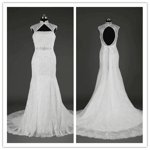 Nicole Miller Laurel Silk Faille Bridal Gown Wedding Dresses - Laurafashionshop