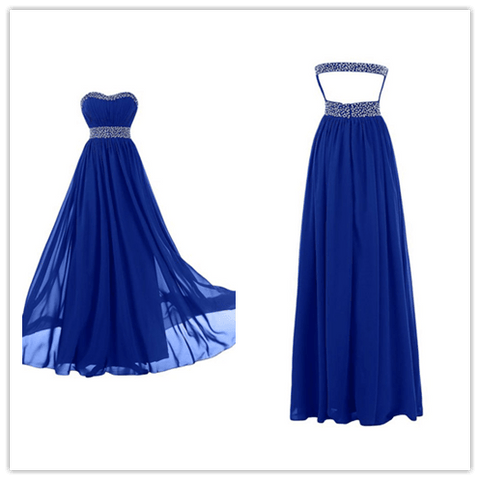 Chiffon Sweetheart Sexy Bridesmaid Dresses Prom Dresses - Laurafashionshop