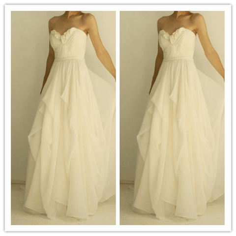 Stunning Chiffon simple bridal gown wedding dresses - Laurafashionshop