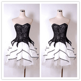 Cute Black Homecoming Dresses Short Prom Dress - Laurafashionshop