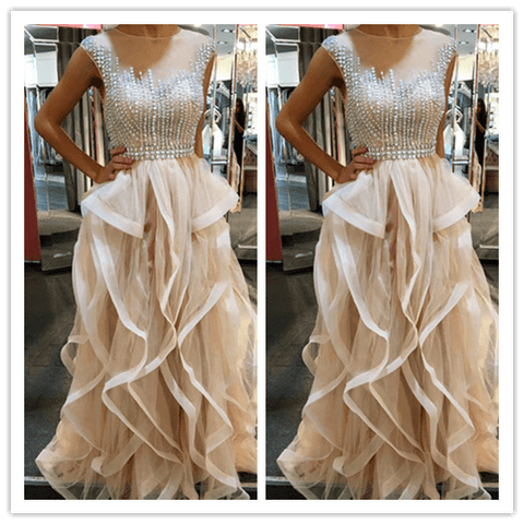 Special Beading Real Made Evening Dresses Prom Dress - Laurafashionshop