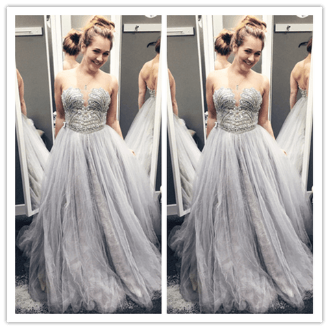 Beading Real Made Prom Dresses - Laurafashionshop