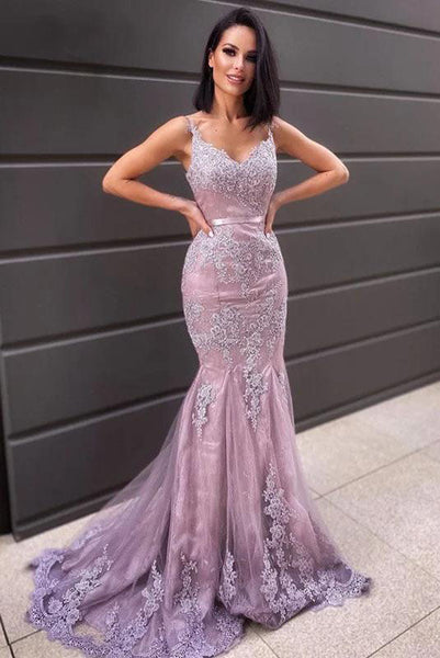 Pink mermaid prom deals dresses 2019