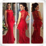 Real Made Lace Beading Prom girl Dresses