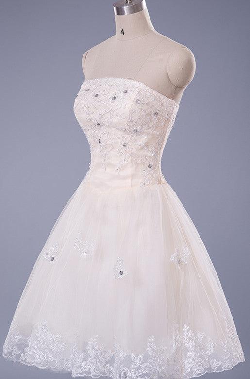 Short Lace 2022 Homecoming Gowns Prom Dresses - Laurafashionshop