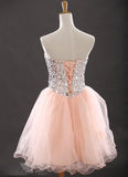 Tulle Blush Pink New Arrivals Homecoming Prom Dress - Laurafashionshop