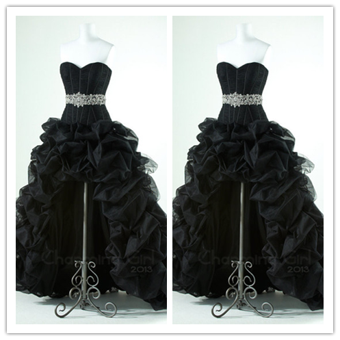 Sweetheart High-Low Party Dress Prom Dresses