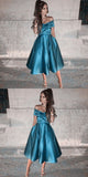 Tea Length Homecoming Dresses,Short Homecoming Dresses,Graduation Hoco Dress With Pocket