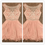 Blush Pink Sweet 16 Dress Party Dress Prom Dress - Laurafashionshop