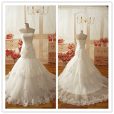 Lace Long Formal wedding dress - Laurafashionshop