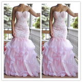 Mermaid Sexy Real Made Party Dress Prom Dresses