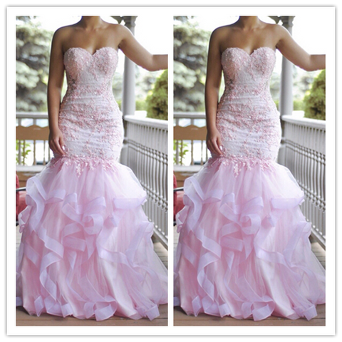 Mermaid Sexy Real Made Party Dress Prom Dresses
