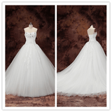 New White/Ivory Lace Bridal Gown Wedding Dress - Laurafashionshop